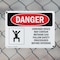 Signmission 7 in H x 10 in W, Plastic, Rectangle, Confined Space May Contain Methane Gas OS-2PACK-DS-P-710-L-1643 - alternate 6